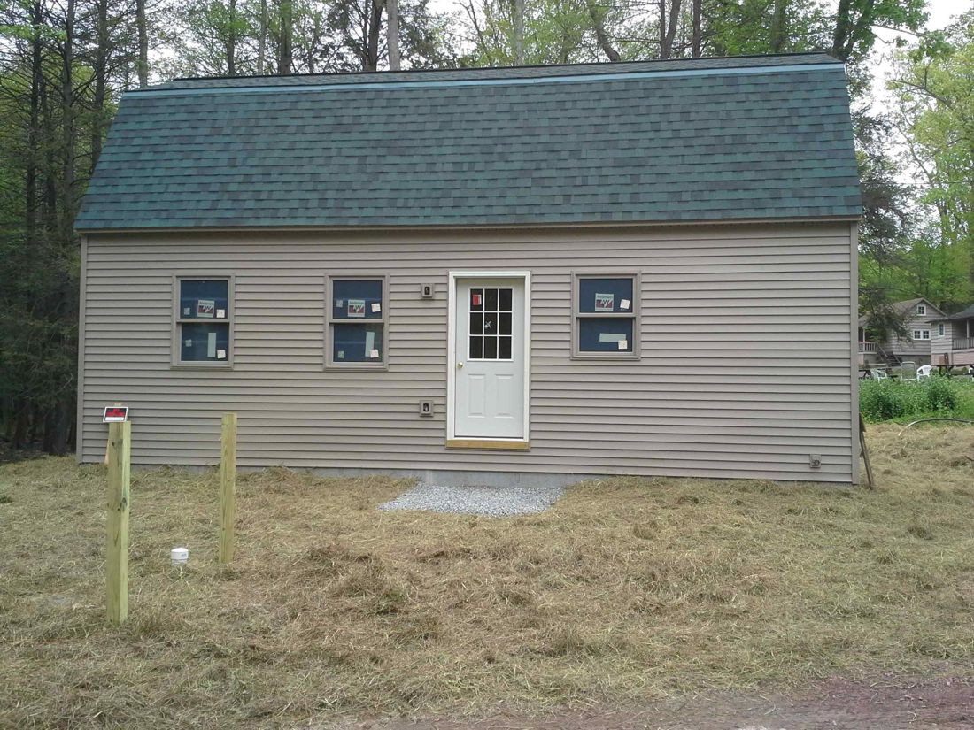 Simple cottage takes shape