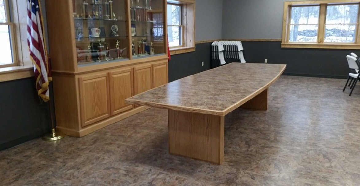 How about a custom crafted table for that conference room?