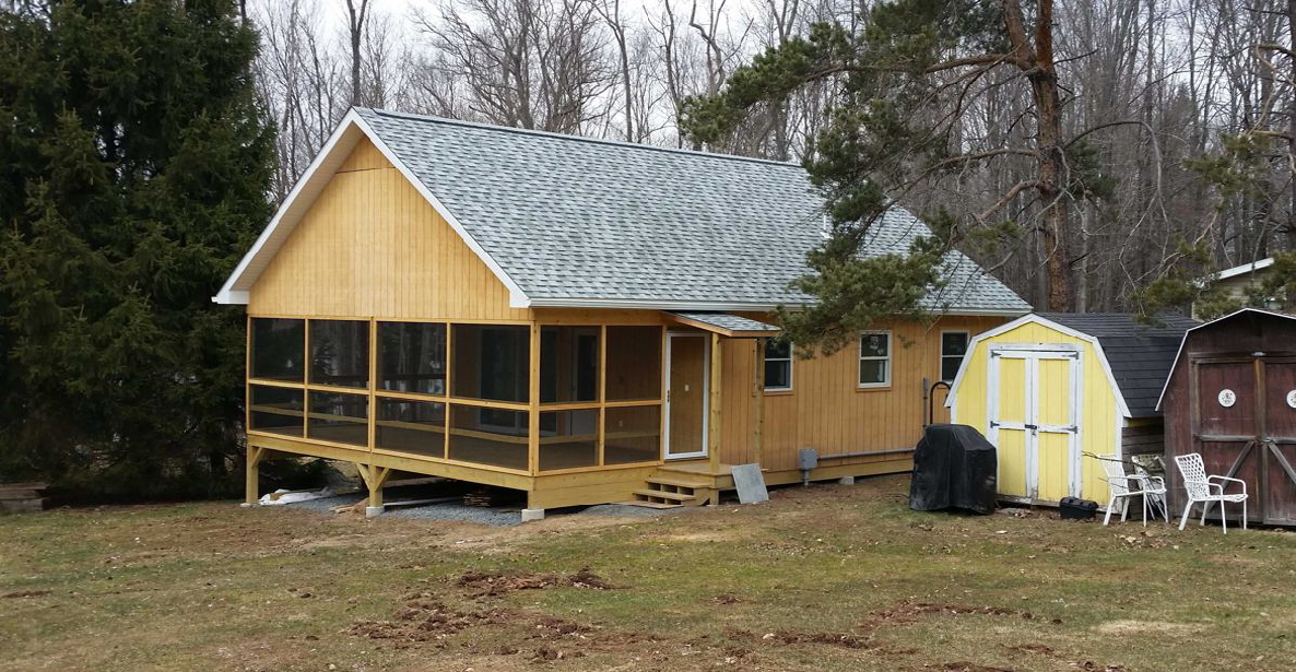 New cottage built from ground up.